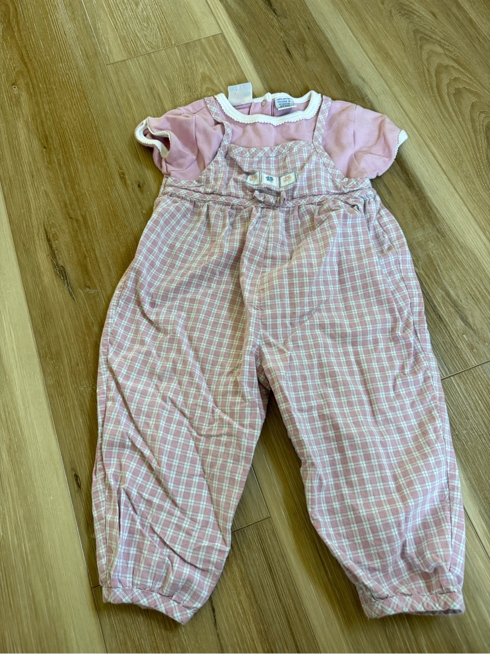 Vintage Cottage Core Toddler Romper